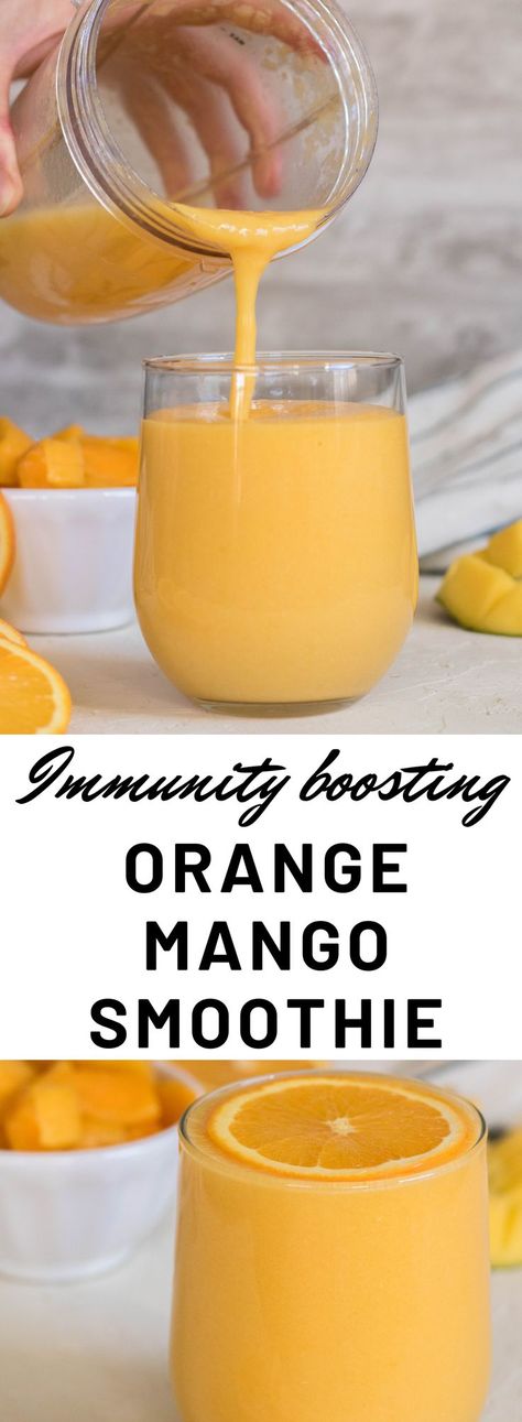 ... Orange Mango Smoothie, Mango Health Benefits, Orange Smoothie Recipes, Apricot Smoothie, Immune Boosting Smoothie, Blender Smoothie, Best Smoothie, Orange Smoothie, Smoothie Healthy