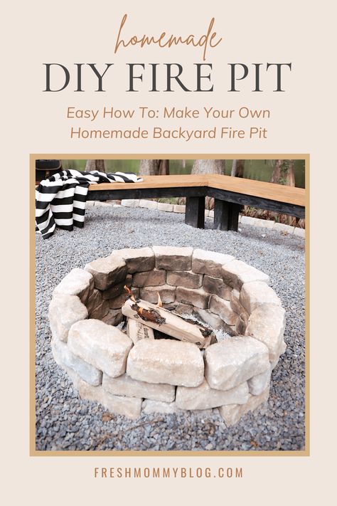 You won't believe how super simple this homemade fire pit is, and the completed project made a big difference. Easy DIY firepit that anyone can do! Super Simple Homemade Easy Fire Pit That Anyone Can Do, a tutorial Build Fire Pit, Easy Diy Fire Pit, Homemade Fire Pit, Easy Fire Pit, To Build A Fire, Smore Recipes, Fire Pit Kit, Childrens Playroom, Diy Fire Pit