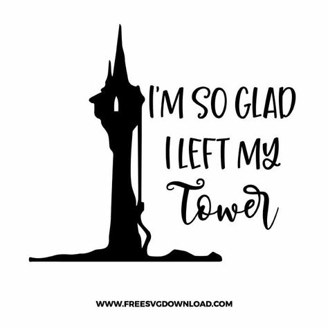 Tangled Svg, Rapunzel Tower, Svg Ideas, Disney Trip Shirts, Disney Family Vacation, Disney Svg, Svg Downloads, Disney Tangled, Vinyl Cut