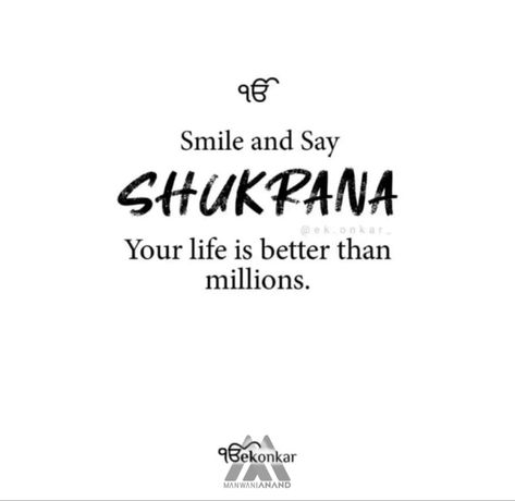 Sabar Shukar Quotes Punjabi, Guru Ji Quotes, Punjabi Words With Meaning, Sabar Shukar, Sikhism Quotes, Sikhism Beliefs, Abundance Images, Chloe Nails, Birthday Quotes For Girlfriend