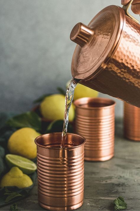 Copper Pitcher, Bedside Carafe, Copper Mug, Copper Water Bottle, Copper Jug, Metal Tumbler, Copper Work, Copper Utensils, Copper Vessel