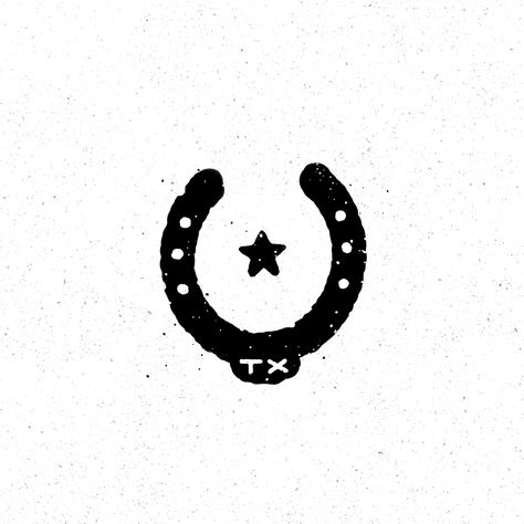 Texas Horseshoe Tattoos For Women Unique Creative, Cool Tattoos For Women Unique, Horse Shoe Drawing, Successful Tattoo, Tattoo Ideas For Women Unique, Texas Logo, Horse Shoe Tattoo, Cowboy Tattoos, Texas Tattoos