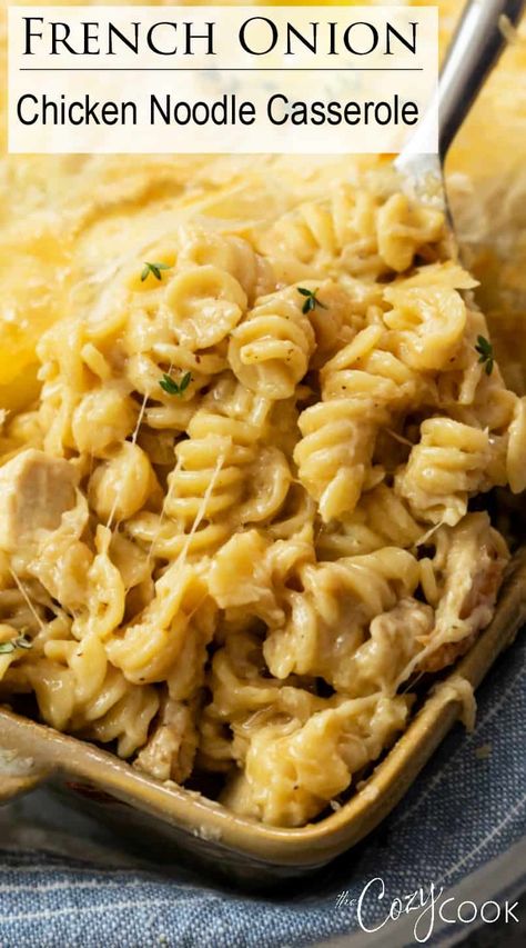 Leftover Onion Dip Recipes, French Onion Chicken Noodle Casserole, Recipes With French Onion Dip, Cozy Cook, Chicken Noodle Casserole, French Onion Chicken, Onion Sauce, Onion Chicken, Noodle Casserole