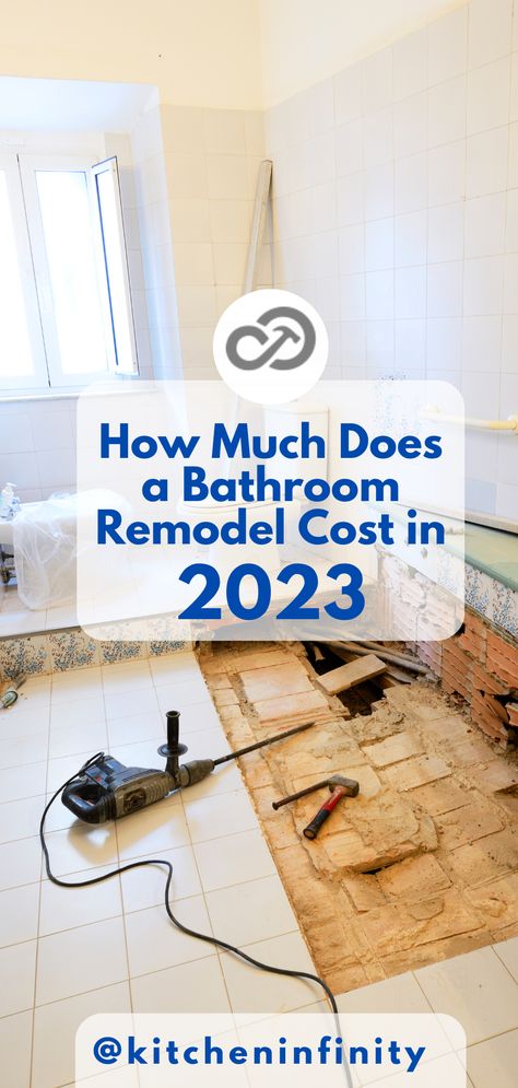 Remodeling a bathroom can be a great investment and increase your home's value while also increasing the functionality and aesthetics of your space. How much does it cost to remodel a bathroom exactly? This depends on the size of the space, the materials to be used if you need a plumber, electrical costs, new fixtures, and how complex the project is Affordable Bathroom Remodel Inspiration, Main Bathroom Remodel, Cost Kitchen, Remodeling A Bathroom, Affordable Bathroom Remodel, Vintage Style Bathroom, Bathroom Remodel Cost, Small Bathroom Ideas On A Budget, Bathroom Remodel Shower