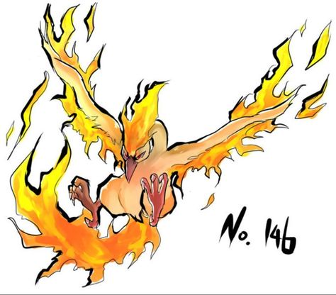 Moltres Pokemon Art, Pokemon Doodles, Moltres Pokemon, Deadpool Pikachu, Bird Pokemon, Pikachu Drawing, Team Valor, Pokemon Sketch, Pokemon Tattoo