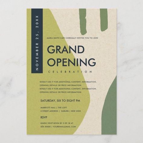 Conference Invitation, Grand Opening Invitations, Grand Opening Event, Fundraiser Party, Conference Event, Poster Design Layout, Opening Event, Business Invitation, Modern Abstract Art