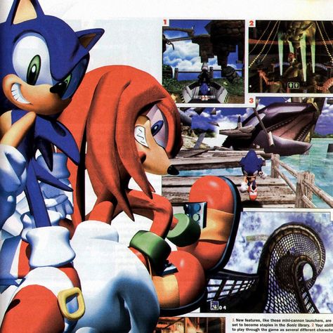 Sonic Adventure 2, Sonic & Knuckles, Retro Gaming Art, Sonic 3, Sonic Franchise, Sonic Adventure, Sonic And Shadow, Retro Video Games, Sonic Art