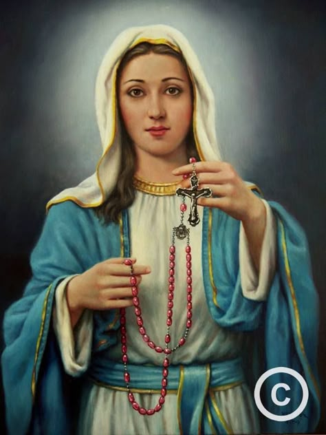 Rainha do Santo Rosário. Rosary Novena, Hail Holy Queen, Blessed Mary, Mama Mary, Queen Of Heaven, Praying The Rosary, Holy Rosary, Mary Magdalene, Blessed Mother Mary