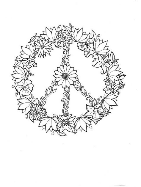 Peace Flowers / Tattoo Design by Pink Pfeffernüsse, via Flickr. I can just imagine some pretty colours in this one! Peace Sign Tattoos, Images Noêl Vintages, Peace Tattoos, Flowers Tattoo, Rock Punk, Flower Tattoo Designs, Love Is, Kris Jenner, Mandala Tattoo