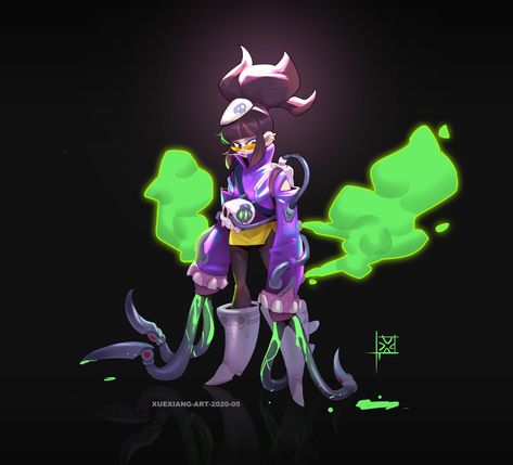 ArtStation - Poison Girl, Xuexiang Zhang Poison Character, Second World, Character Aesthetic, Creature Design, Girl Drawing, Fantasy Character Design, Character Concept, Designs To Draw, Game Design