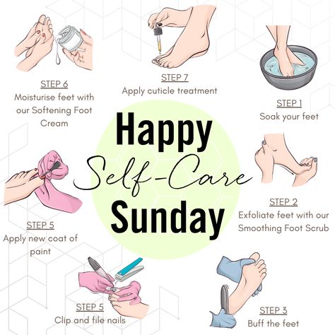 Happy Self-care Sunday !⁠ ⁠ Take care of your feet this summer with this perfect weekly routine🌱⁠ ⁠ #NourishLondon #Feetcare #footcare #sunday #saturday #weekend #love #instagood #life #friends #beautiful #smile #photooftheday #happiness #wednesday Feet Care Aesthetic, Feet Care Routine, Foot Care Routine, Self Care Sunday, Diy Pedicure, Skin Care Basics, Black Glamour, Weekly Routine, Skin Aesthetics