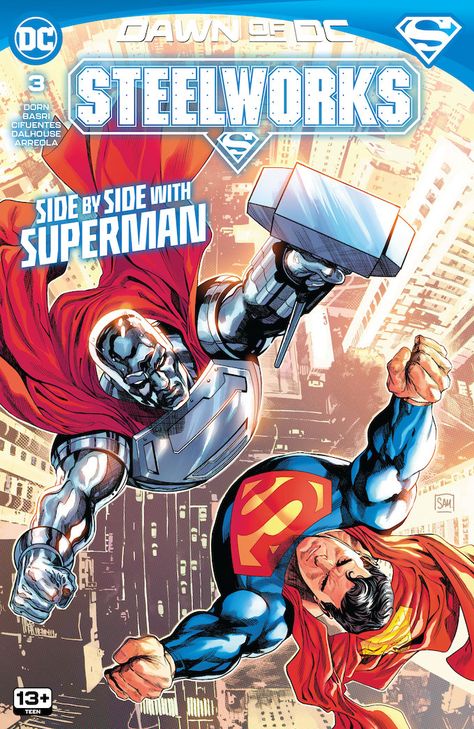 Steel Dc Comics, Action Comics 1, Dc World, Superman Family, Superman Man Of Steel, Superman Art, Famous Comics, Comic Book Store, Arte Dc Comics