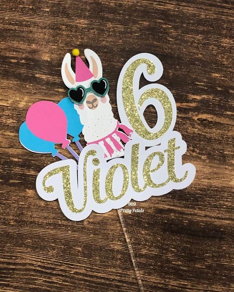 Llama Cake Topper, Llama Cake, Llama Llama, Personalized Cake Toppers, Themed Party, Llama, Cake Topper, Cake Toppers, Party Themes