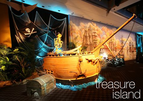 Treasure Island #theme Shipwreck Vbs, Shipwrecked Vbs, Indiana Jones Party, Mystery Island, Vbs Decorations, Pirate Island, Diy Props, Homecoming Ideas, Island Theme