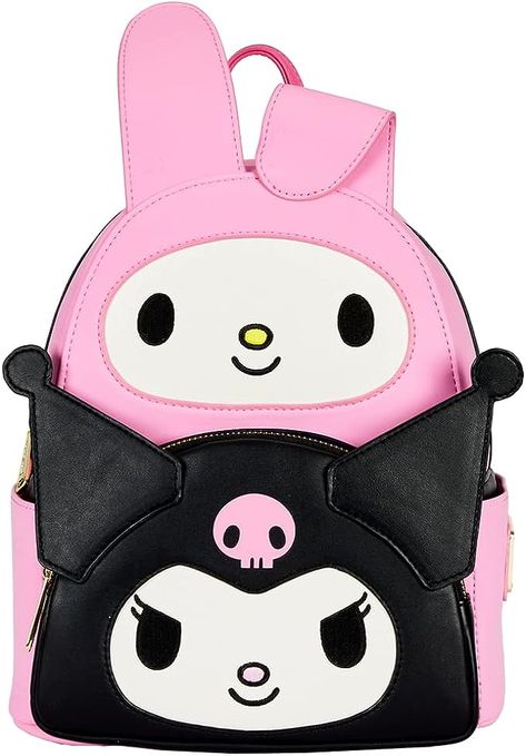 My Melody And Kuromi, Melody And Kuromi, Sanrio Bag, Charmmy Kitty, Sanrio Japan, Mini Mochila, My Melody Kuromi, Sanrio My Melody, Loungefly Bag