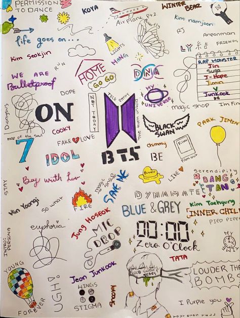 Bt21 Easy Drawing, Cute Kpop Drawings Easy, K Pop Drawings Easy, Drawing Bts Easy, Bts Doodles Easy, Bts Doodle, Bts Doodles, Drawing Ideas Easy Doodles, Easy Hand Drawings