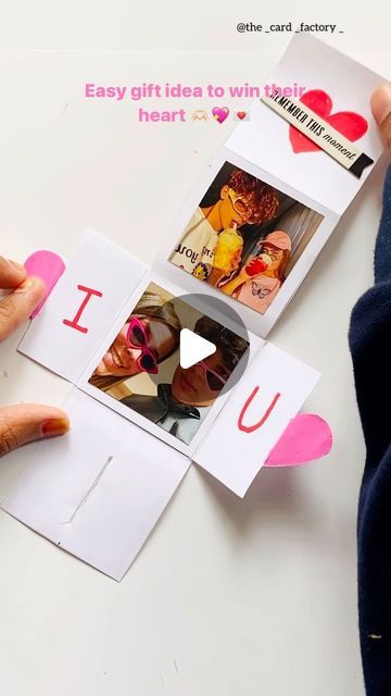 Niha hanees | gifts & diy ✂️ on Instagram: "Cute ways to say “I love you”💌💖😭
.
.
.
#reelsinstagram #reelitfeelit #papercrafts #diy #diygifts #diygift #giftideas #giftidea #gifting #diycards #lovegoals #ａｅｓｔｈｅｔｉｃ #lovegifts 
(Diy gift ideas , gift ideas, trending, love goals, diy , paper crafts, fyp , easy gifts, aesthetic, diy gifts, fyp , fyp page , birthday gifts)" Aesthetic Diy Gifts, Gifts Aesthetic, Aesthetic Diy, Card Factory, Couple Stuff, Diy Gift Ideas, Loving Gifts, Diy Stuff, Arts And Crafts Projects