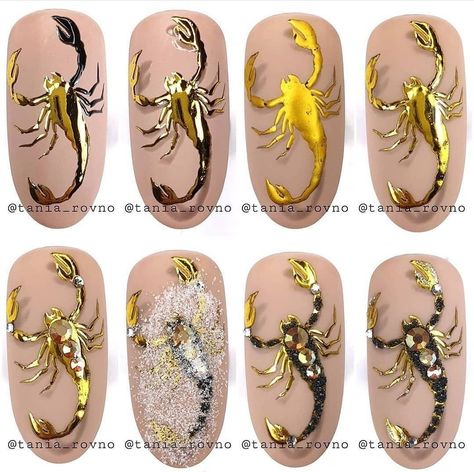 Cartoon Nail Designs, 3d Nail Art Designs, Witchy Nails, Solid Color Nails, Nail Techniques, Work Nails, Polygel Nails, Animal Nails, Simple Nail Art Designs