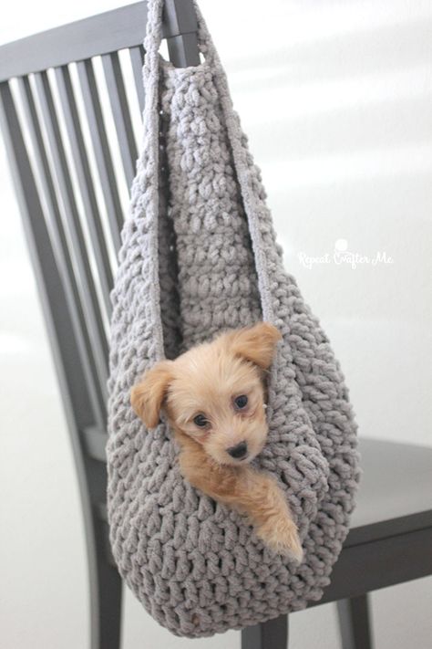 Crochet Hanging Sack Basket - Repeat Crafter Me Crochet Baby Cocoon Pattern Free, Crochet Baby Cocoon Pattern, Storing Stuffed Animals, Baby Cocoon Pattern, Knitting Patterns Free Dog, Crochet Photo Props, Crochet Baby Cocoon, Crochet Hanging, Crochet Basket Pattern Free