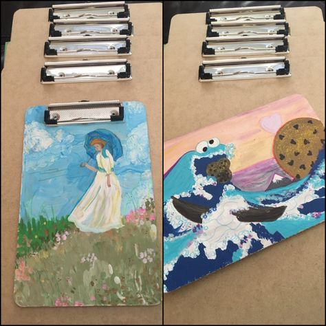 Clipboard, The Back, Paint, The World, Quick Saves, Art