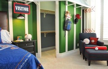 Boys Baseball Room Vintage Baseball Bedroom, Boys Baseball Room, Vintage Sports Bedroom, Baseball Bedroom Decor, Baseball Themed Bedroom, Baseball Theme Room, Sports Themed Bedroom, Sports Room Boys, Bedroom Ideas Pinterest