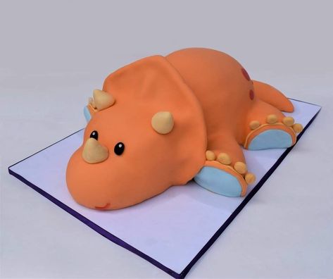 Triceratops Cake Dinosaur Birthday, Triceratops Birthday Cake, Triceratops Cute, Triceratops Cake, Triceratops Birthday, Dino Cakes, Cute Birthday Cake, 3d Dinosaur, Dino Cake