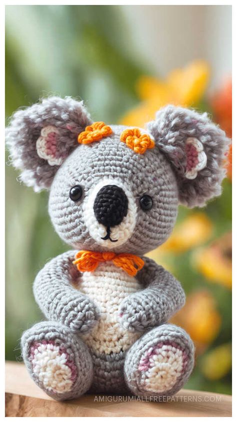 Free Crochet Toy Patterns, Crochet Poodle, Crochet Legwarmers, Toys Quotes, Free Patterns For Crochet, Crochet Koala, Crochet Bears, Stuff Toys, Patterns For Crochet