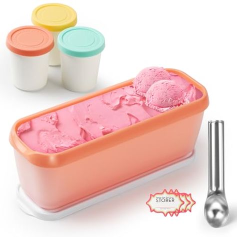 Tub Storage, Ice Cream Tub, Ice Cream Sorbet, Ice Cream Gift, Ice Cream Cups, Ice Cream Tubs, Ice Cream Set, Ice Cream Containers, Cups With Lids