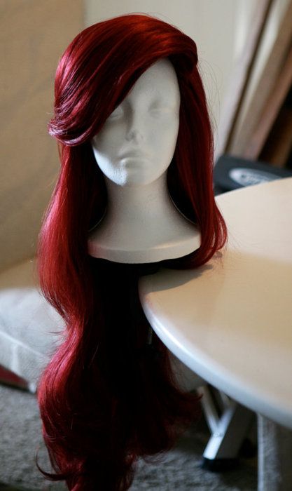 Ariel wig. WANT Boy Haircuts For Straight Hair, Haircuts For Straight Hair, Ariel Wig, Mermaid Wig, Ariel Hair, Boy Haircuts, Thick Wavy Hair, Roll Hairstyle, Red Wigs