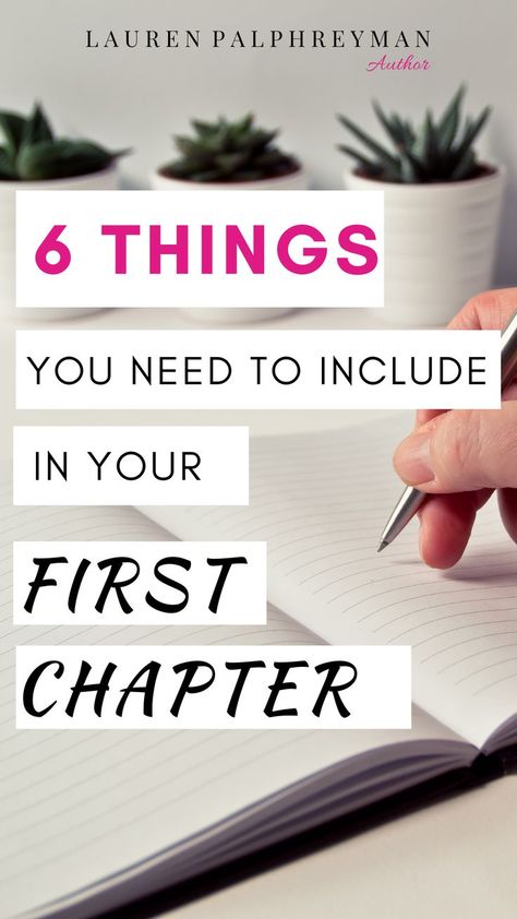 Writing the first chapter of your book can be tricky! There's a lot of information that you want to include to effectively set up your story, but it needs to be written in a way that hooks a reader and keeps them engaged. In this writing guide, I go through 6 things that you should include in the first chapter of your novel. Writing A Novel Tips, Novel Tips, Writing Plot, Writing Guide, Writer Tips, Creative Writing Tips, Writing Exercises, Book Writing Inspiration, Writing Challenge