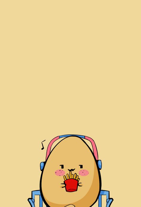 Cute Potato Icon, Potato Wallpaper, Background Psd, Cute Potato, Purple Hands, Wallpaper Cute, Hand Drawn Flowers, Cute Wallpaper For Phone, Phone Background