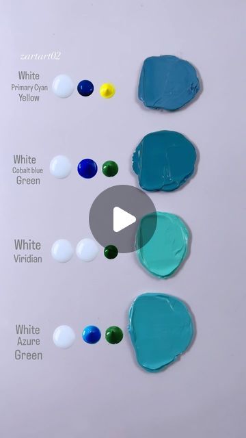 How To Make Teal Color, How To Make Blue Color, Mixing Paint Colors Acrylic, Mix Color Paint, Acrylic Paint Color Mixing Chart, Acrylic Colour Mixing Chart, Colour Mixing Chart, Acrylic Paint Mixing, Skin Color Chart