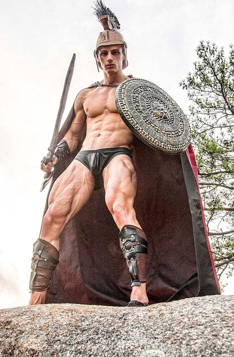 Spartan Ryan Nelson Spartan Cosplay, Roman Gladiators, Roman Man, Male Art Reference, Male Fitness, Warrior Within, Male Pose Reference, American Guy, Spartan Warrior