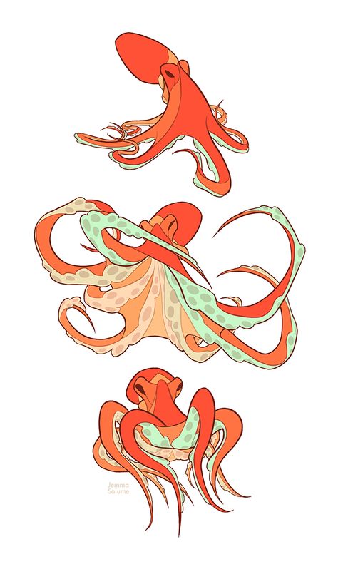 Octopus Drawing, Graphisches Design, Posca Art, Seni 2d, Octopus Art, Animal Study, Poses References, Arte Animal, 영감을 주는 캐릭터