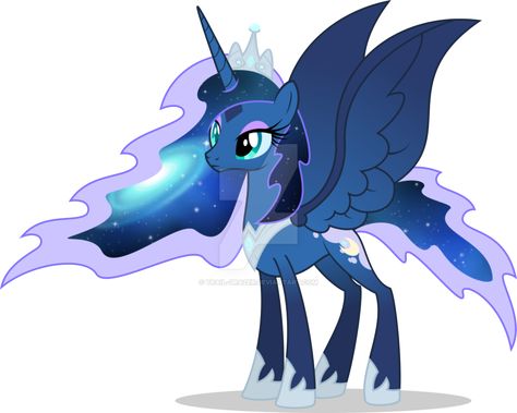 Reversal (AU) - Princess Luminara (Luna) by MLP-TrailGrazer Celestia And Luna, My Little Pony Princess, Nightmare Moon, Mlp Fan Art, Princess Celestia, Princess Luna, A Pony, My Little Pony Drawing, My Little Pony Characters