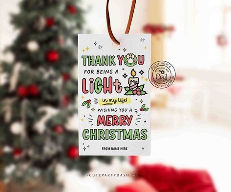 Christmas Candle Gift Tag Printable Holiday Gift Tags - Etsy Candle Gift Tag, Candle Gift Tags, Holiday Gift Tags Printable, Gift Tag Printable, Text Gift, Tags Printable, Christmas Printable, Printable Stationery, Holiday Gift Tags