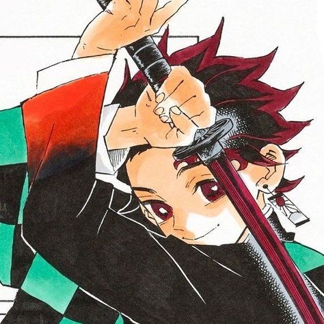 Tanjiro Manga, Kamaboko Squad, Demon Slayer Icons, Kamado Tanjiro, Red Icons:), Tanjiro Kamado, Animated Icons, Manga Icons, Demon Slayer Kimetsu No Yaiba