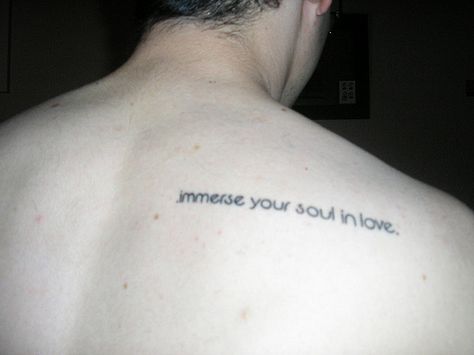 | immerse your soul in love Immerse Your Soul In Love Tattoo, Immerse Your Soul In Love, Ink Inspiration, Love Tattoo, Love Tattoos, Nice Things, Mini Tattoos, Your Soul, Tattoos And Piercings