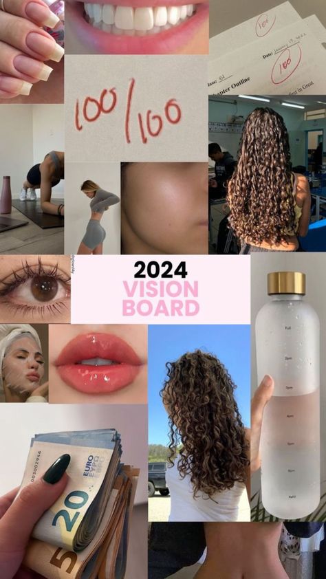 Manifesting Vision Board, Corps Parfait, Dream Vision Board, The Glow Up, Life Vision Board, Goals Inspiration, Vision Board Manifestation, Healthy Lifestyle Motivation, Beauty Goals