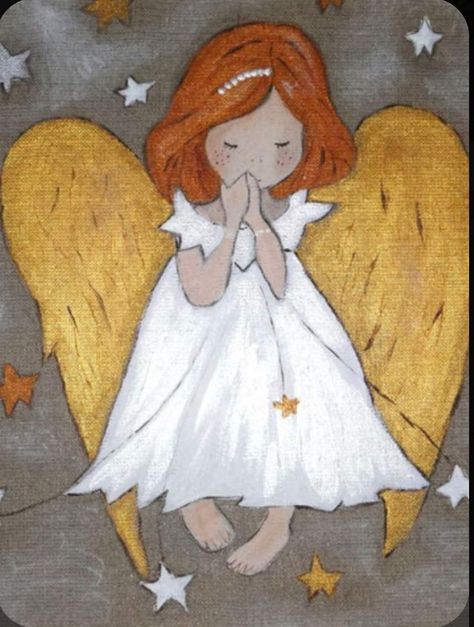 Angel Watercolor Paintings, Watercolor Angels, Watercolor Angel, Whimsical Art Paintings, Angel Artwork, Angel Drawing, Angel Images, Christmas Card Art, Watercolor Christmas Cards