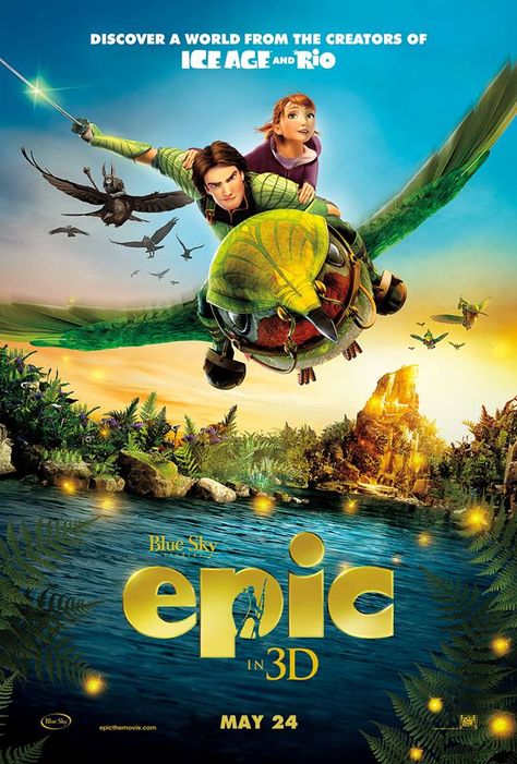 Twentieth Century Fox Animation (presents) Blue Sky Studios (production) House of Cool Studios (Art Department: story) Epic 2013, 3d Cinema, Blue Sky Studios, Epic Film, Christoph Waltz, Epic Movie, Film D'animation, Animation Movie, Movies 2019