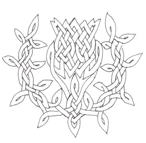 Celtic Knotwork::Thistle::ink::Carolyn A Naegeli Slead Thistle Embroidery, Friendship Symbol Tattoos, Celtic Thistle, Celtic Coloring, Celtic Quilt, Celtic Artwork, Celtic Ornaments, Leather Tooling Patterns, Tooling Patterns