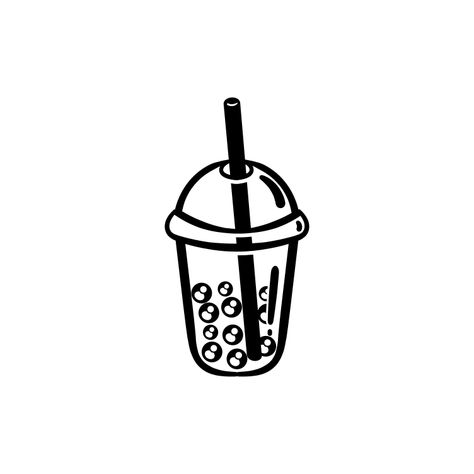 Bubble Tea Icon, Tea Icon, Tea Image, Tea Vector, Tea Png, Bubble Tea Boba, Boba Tea, Vector Png, Bubble Tea