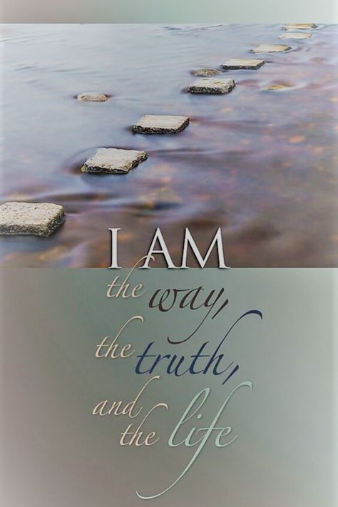 Jesus said to him, "I am the way, the truth, and the life. No one comes to the Father except through Me." - John 14:6 Jesus Is The Way, Bible Verses About Strength, Happy Sunday Quotes, Church Bulletin, Ayat Alkitab, Prayer Verses, Jesus Christus, Biblical Quotes, Bible Words