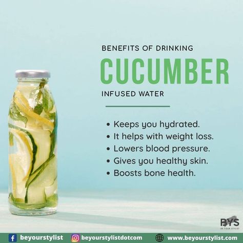 Benefits of cucumber infused water Lime Water Benefits, Lime Water Recipe, Benefits Of Cucumber, Cucumber Water Benefits, Cucumber Infused Water, Blueberry Water, Cucumber Detox Water, Cucumber Benefits, Cucumber Water