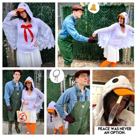 Charolettes Web, Goose Photo, Goose Costume, Halloween Pets, Untitled Goose Game, Cosplay Style, Musical Costumes, Duck Costumes, Goose Game