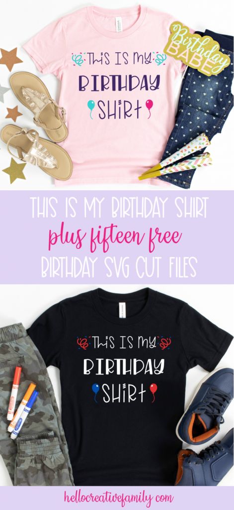 Free Birthday SVG Files Including This Is My Birthday Shirt Easy Birthday Crafts, Diy Birthday Shirts, Birthday Shirts For Adults, Diy Birthday Shirt, Cricut Birthday, Easy Birthday, Birthday Crafts, Work Diy, Free Birthday