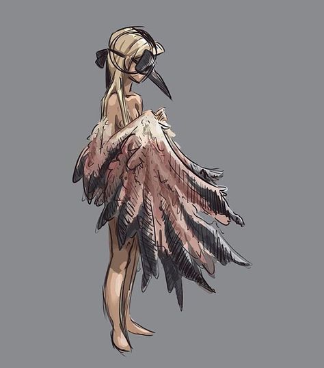 @hadadeincognito Avian Humanoid, Mythical Creature, Sketchbook Ideas, Character Sketch, Character Design References, Character Designs, Art References, Freelance Illustrator, Draw Drawing