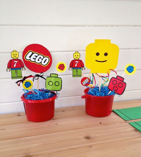 Lego Party Decorations, Ninja Lego, Ideas For Birthday Party, Lego Ninjago Birthday, Ninjago Birthday Party, Lego Themed Party, Lego Birthday Cake, Lego Theme, Ninjago Birthday