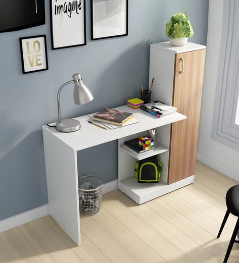 [AffiliateLink] Buy Study Table Online @ Upto 70% Off In India - Pepperfry #foldingstudytableideas Study Table For Small Room, Minimal Study Table, Study Table Designs For Kids, Small Study Table Ideas, Wooden Study Table Design, Kids Study Table Ideas, Workspaces Design, Bedroom Desk Chair, Study Table Ideas